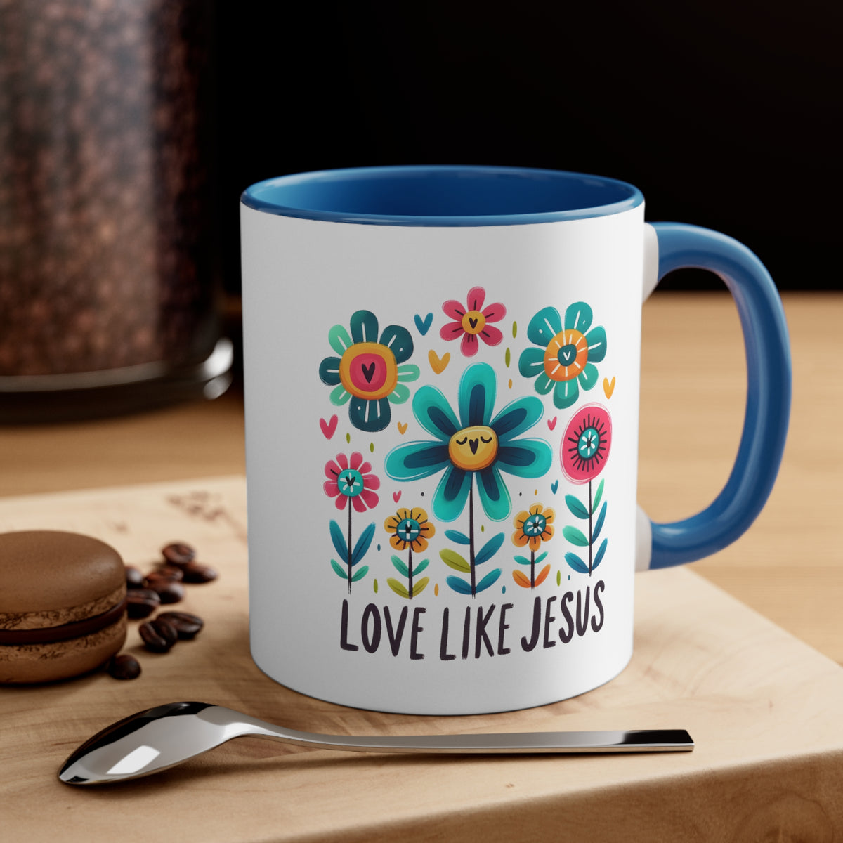 Love Like Jesus Accent Coffee Mug, 11oz