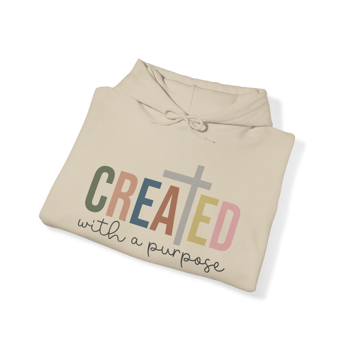 Created With A Purpose Unisex Hooded Sweatshirt