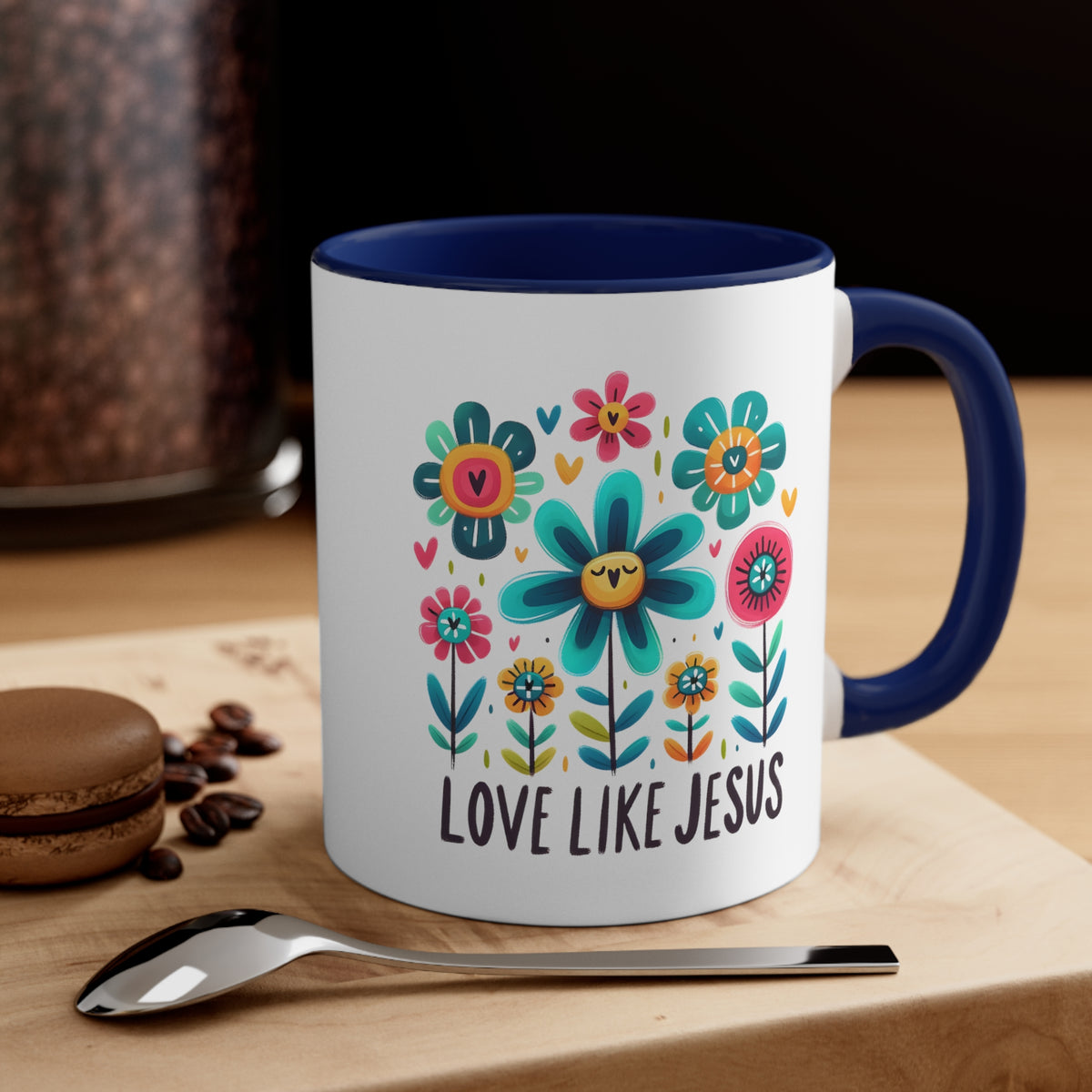 Love Like Jesus Accent Coffee Mug, 11oz