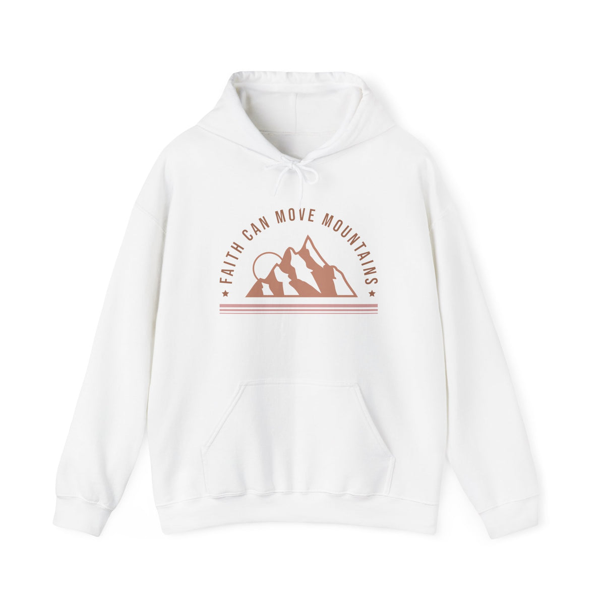 Faith Can Move Mountains Unisex Hooded Sweatshirt