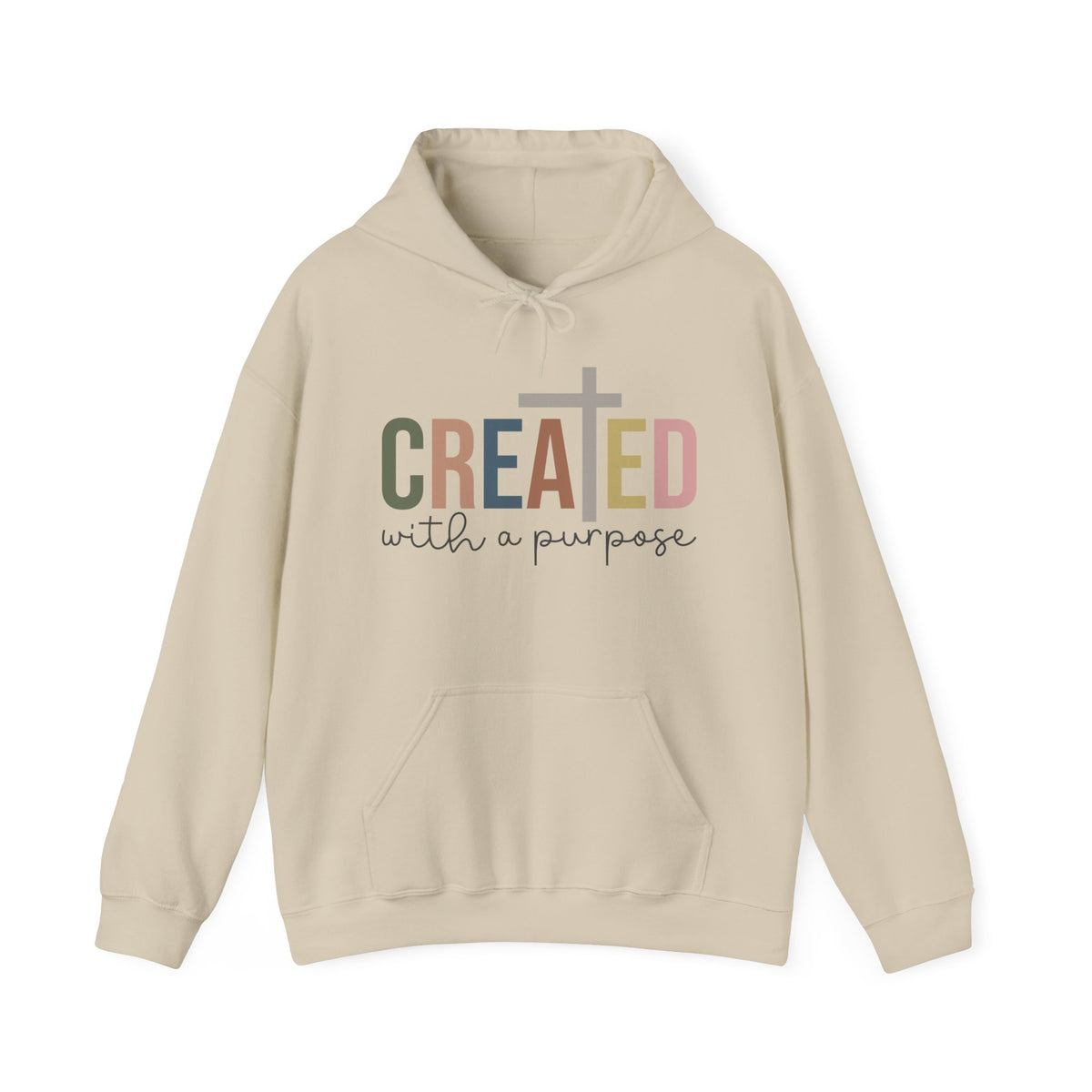 Created With A Purpose Unisex Hooded Sweatshirt