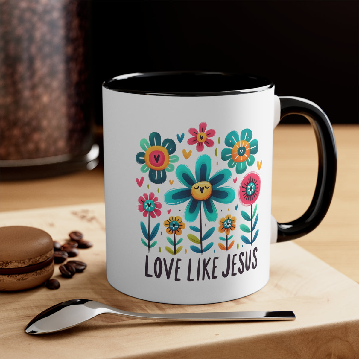 Love Like Jesus Accent Coffee Mug, 11oz