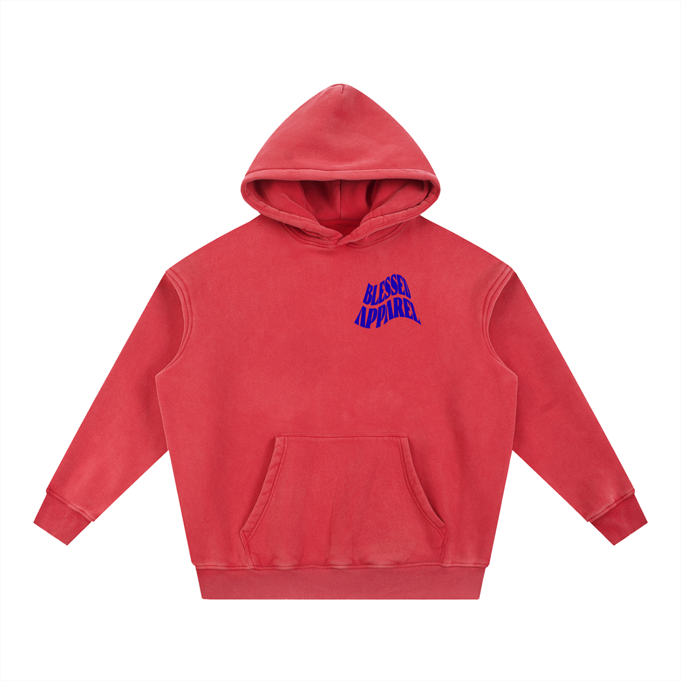 Snow Wash Fleece Oversize Hoodie