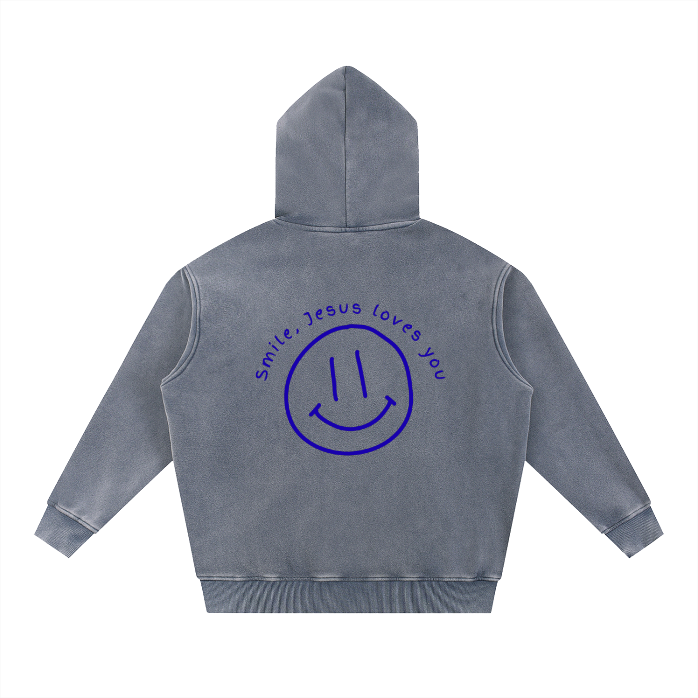 Snow Wash Fleece Oversize Hoodie