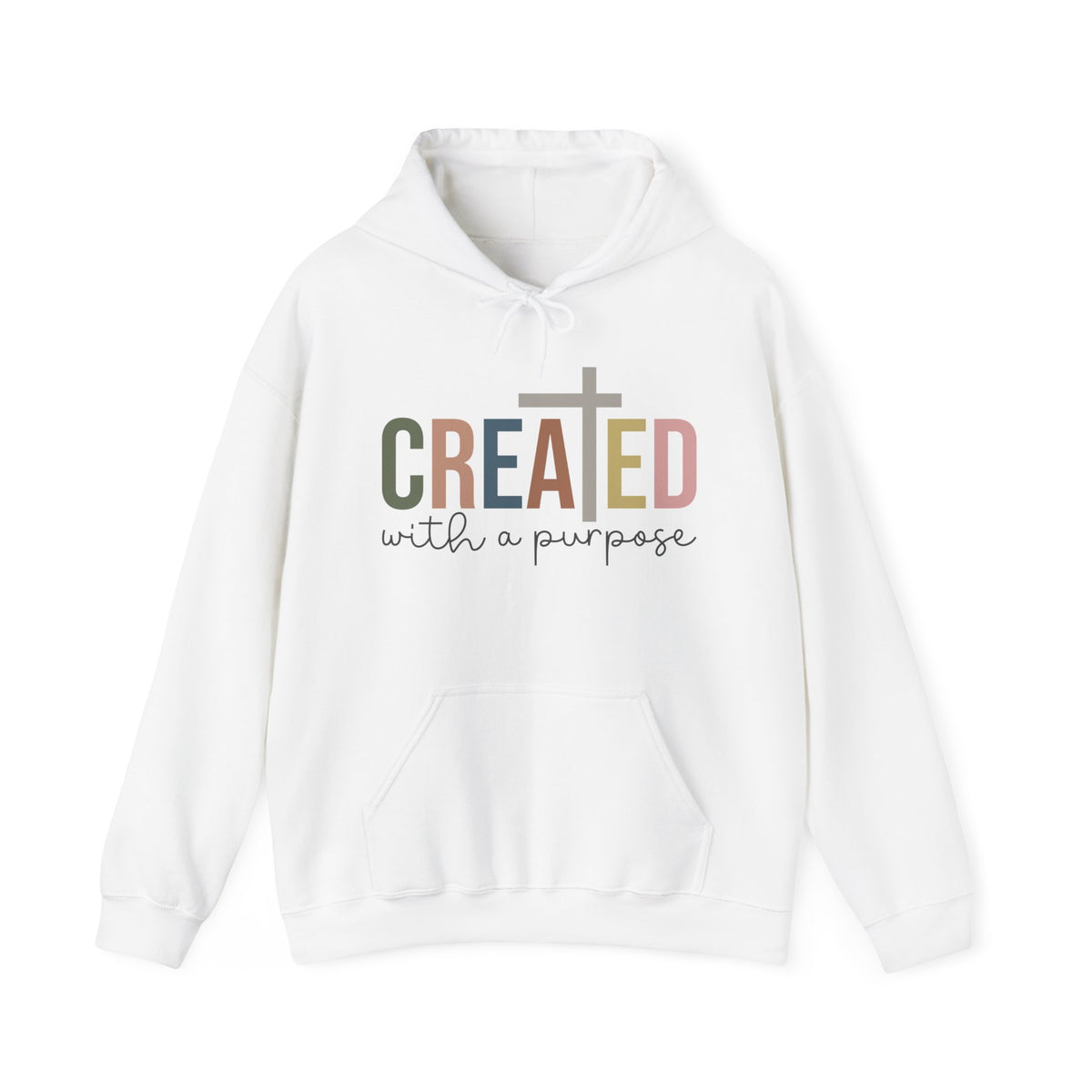 Created With A Purpose Unisex Hooded Sweatshirt