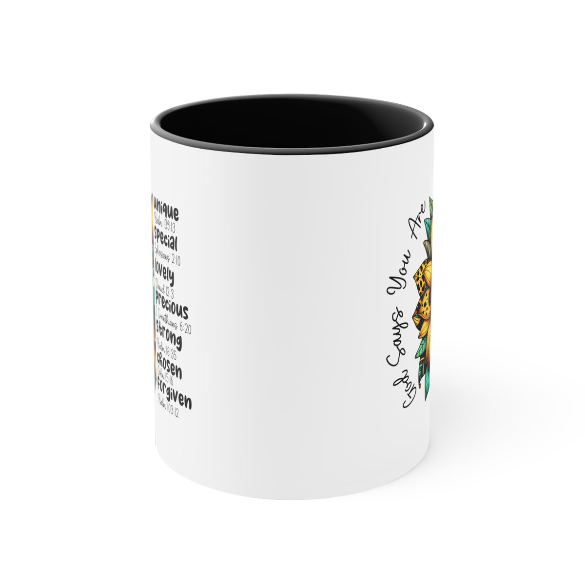 God Says Accent Coffee Mug, 11oz