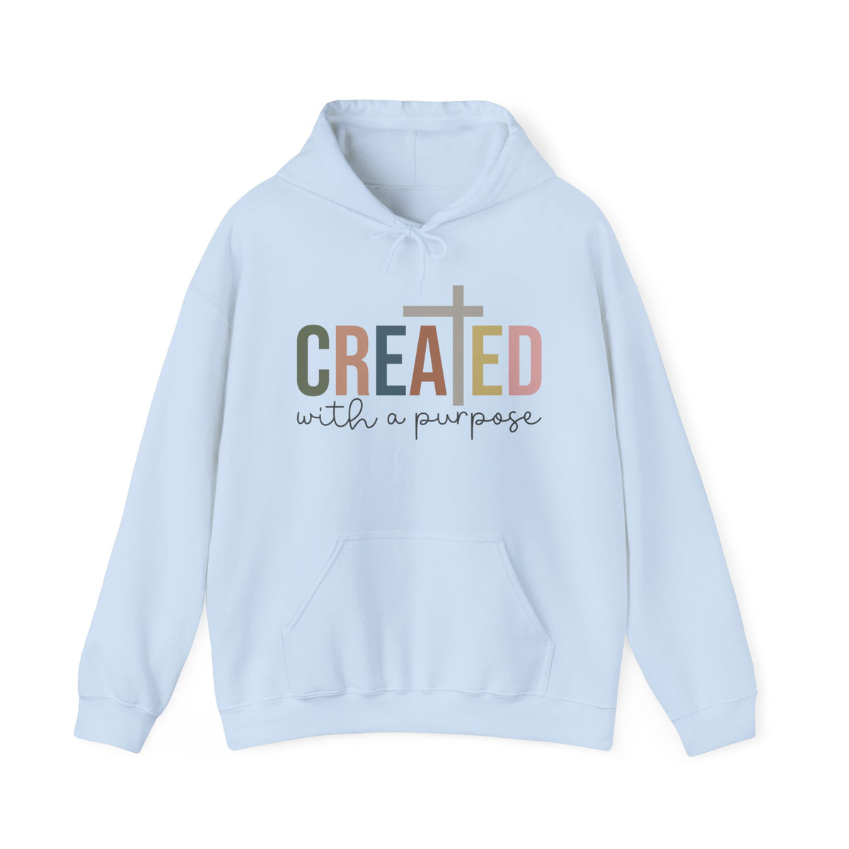 Created With A Purpose Unisex Hooded Sweatshirt