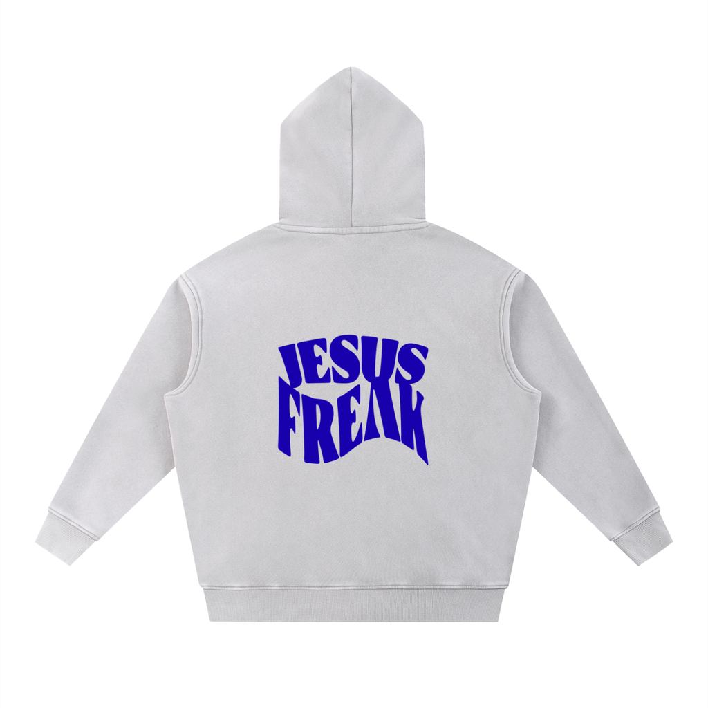 Snow Wash Fleece Oversize Hoodie