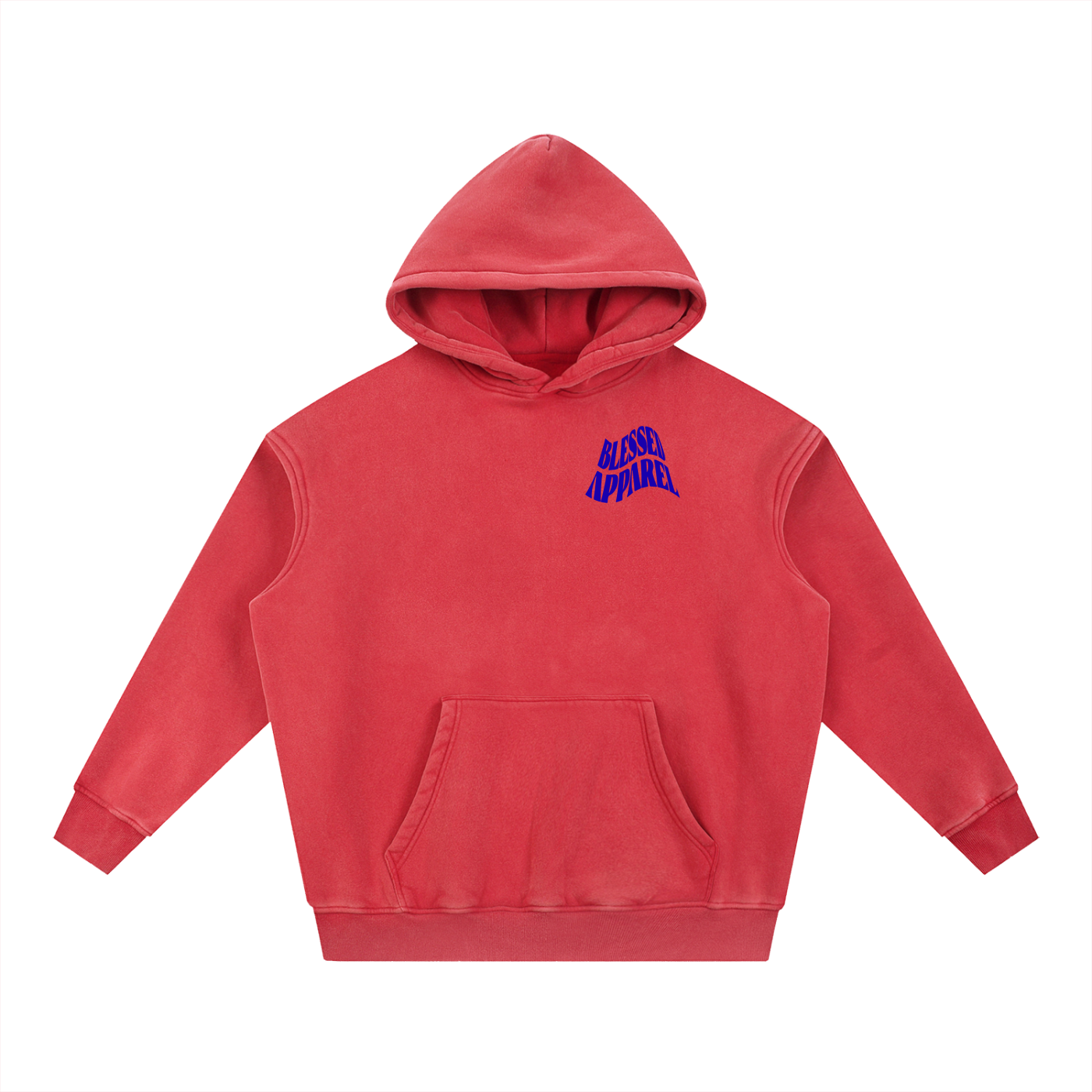 Snow Wash Fleece Oversize Hoodie
