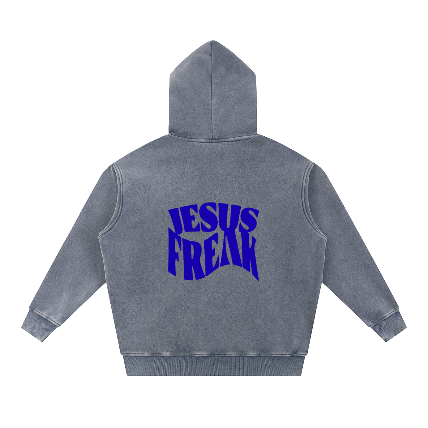 Snow Wash Fleece Oversize Hoodie