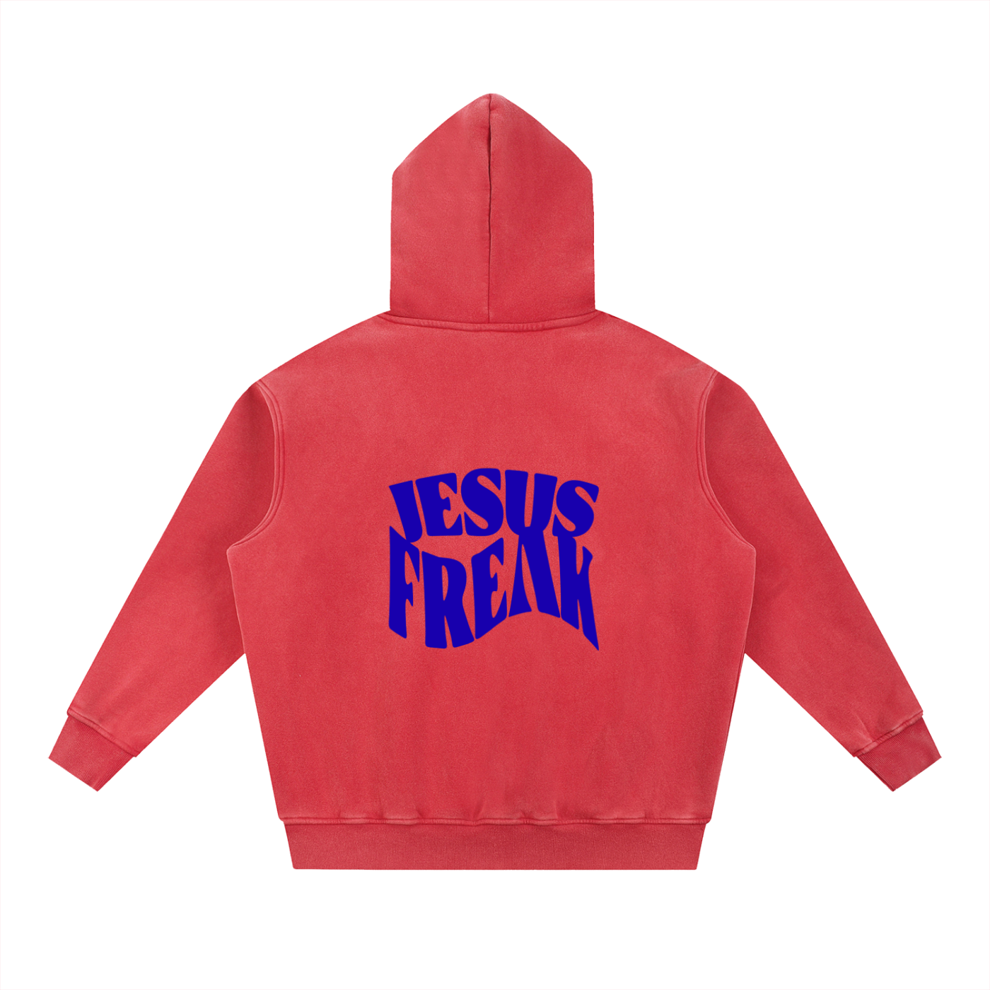 Snow Wash Fleece Oversize Hoodie