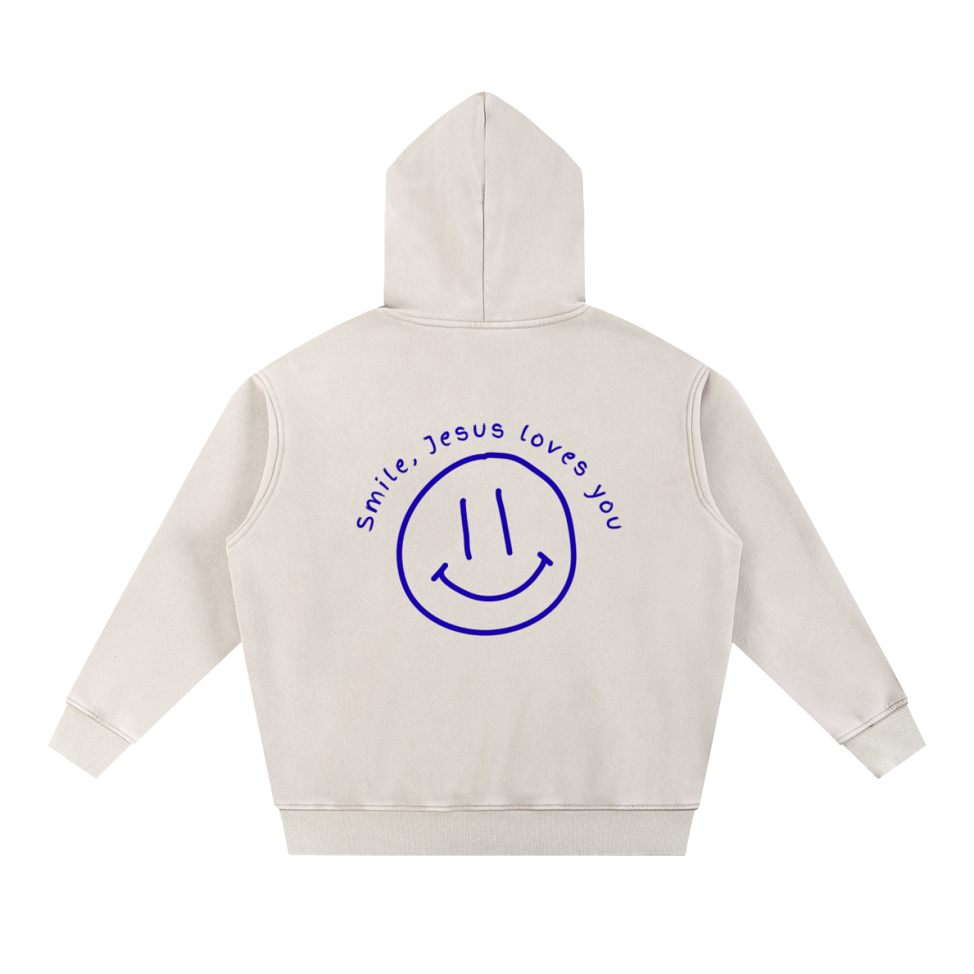Snow Wash Fleece Oversize Hoodie